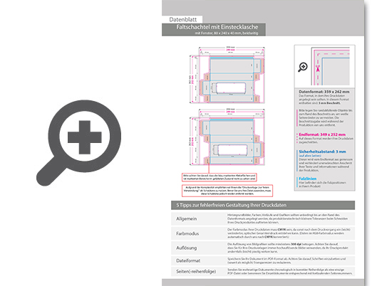 Product Bild faltschachtel_(8_cm_x_24_cm_x_4_cm)_beidseitig_bedruckt_5_4-farbig_(cmyk_+_sonderfarbe)_mit_geklebtem_fenster