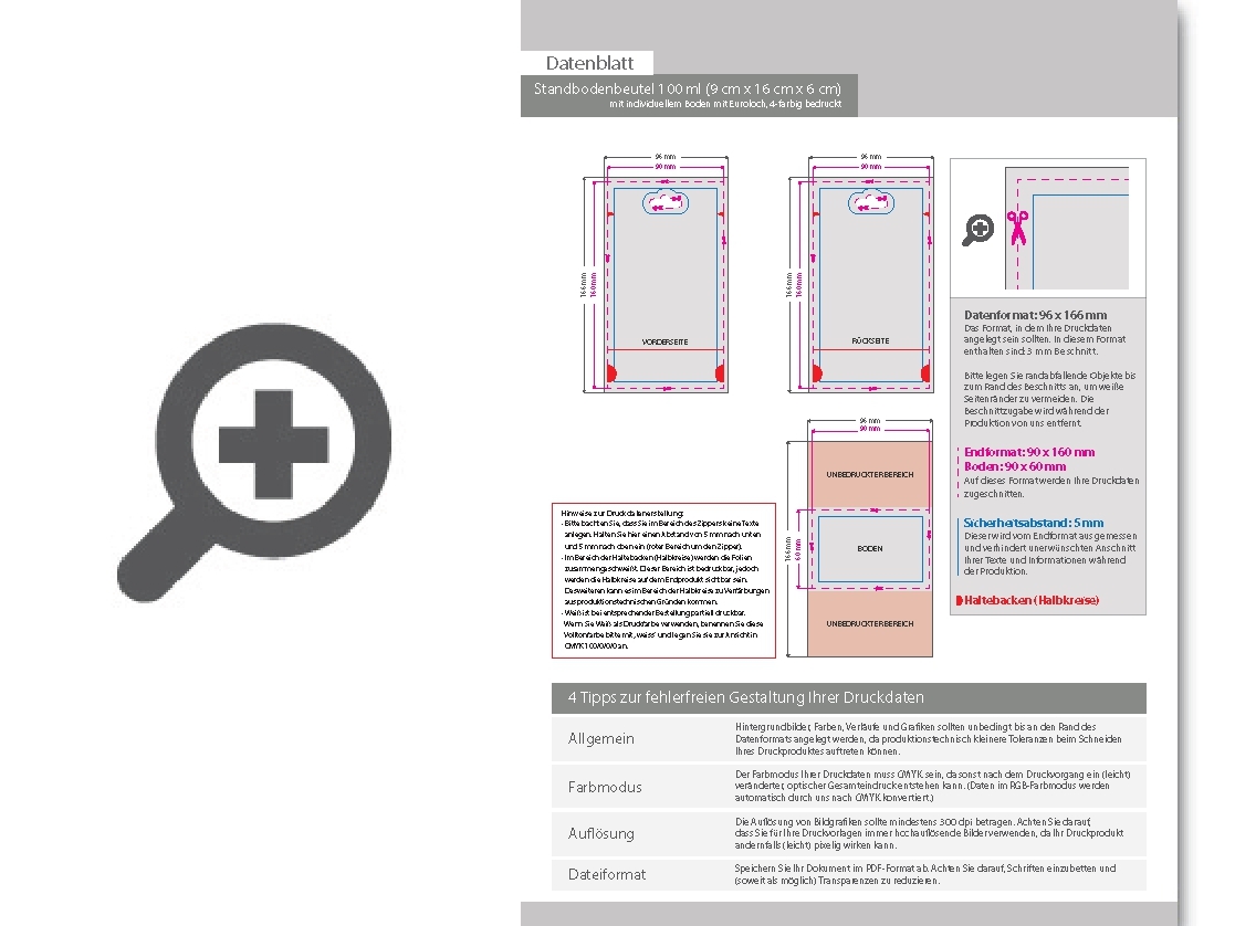 Product Bild standbodenbeutel_100_ml_(9_cm_x_16_cm_x_6_cm)_mit_individuellem_boden_mit_euroloch__4-farbig_bedruckt